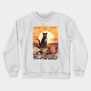 Garbage cat Crewneck Sweatshirt